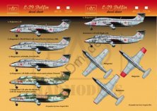 1/72 Decal L-29 Delfin (4x Hungary, 2x Bulgaria)