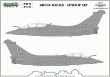 1/72 Greek Dassault Rafale generic set
