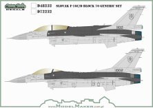 1/72 Slovak F-16C/F-16D Fighting Falcon generic set