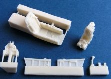 1/72 MIRAGE F.1C Cockpit set (REV/HAS)