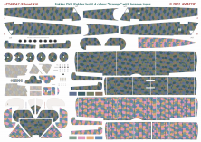 1/48 Fokker D.VII 4 colour lozenge with lozenge tapes