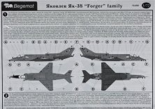 1/72 Yak-38 Forger Family (wet decals)