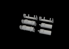 Brassin 1/35 WWII German fire extinguishers