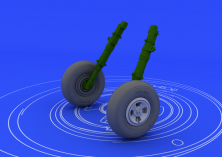 1/48 Spitfire wheels  4 spoke (EDU)