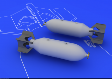 1/48 US 500lb bombs (2 pcs.)
