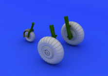 1/72 Junkers Ju 88 wheels early (Revell)