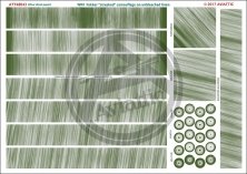 1/48 WWI Fokker streaked camouflage on unbleached linen