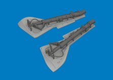 Brassin 1/32 Fw 190 undercarriage legs for Revell