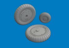 Brassin 1/32 Bf 109G-6 wheels for Revell