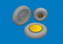 Brassin 1/48 P-39 wheels early for Arma Hobby.