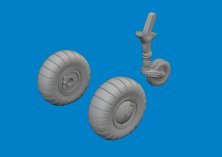 Brassin 1/48 Fi-156C wheels for Tamiya