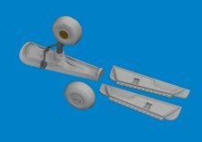 Brassin 1/48 P-40N tail wheel bay for Eduard