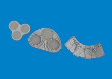 Brassin 1/48 P-40N radiators upgrade set for Eduard