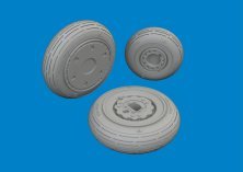 Brassin 1/48 MiG-21F wheels for Eduard