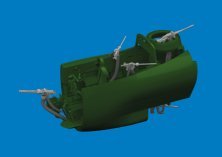 Brassin 1/48 Do 217K guns for ICM