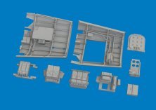 Eduard Brassin P-40K Radio Compartment 1/48 Set