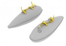 BRASSIN 1/48 US 75gal metal drop tanks