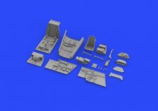 Brassin 1/48 Bf 109E cockpit & radio compartment