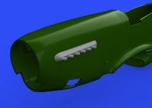 Brassin 1/48 P-51D exhaust stacks with fairing