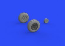Brassin 1/48 P-51D wheels cross tread