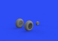 Brassin 1/48 P-51D wheels block tread
