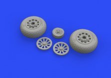 Brassin 1/48 P-51D wheels diamond tread 2