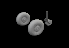 Brassin 1/48 Beaufighter Mk.X wheels