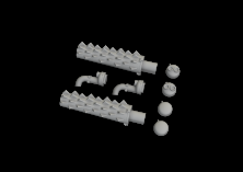 Brassin 1/48 Beaufighter exhausts PRINT