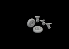 Grumman F4F-4 Wildcat wheels early 1/48