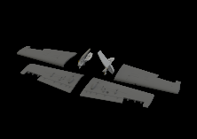 Grumman F4F-4 Wildcat folding wings 1/48