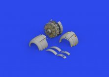 Brassin 1/48 A6M2-N Rufe engine complete PRINT