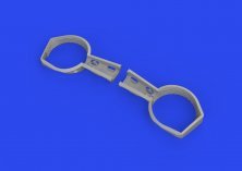 Brassin 1/48 Bf 109F wheel bays angular