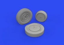 Brassin 1/72 P-39Q wheels with rims