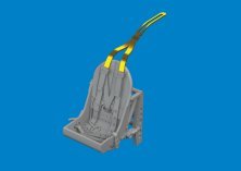 Brassin 1/72 Spitfire Mk.I/II/V seat with interior