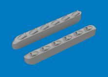 Brassin 1/72 P-51D exhaust stacks with fairing for Arma Hobby.