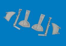 Eduard Brassin 1/72 Gambe carrello Bf 109K-4