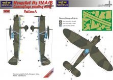 1/72 Henschel Hs-126A/B Pattern A camouflage pattern paint masks