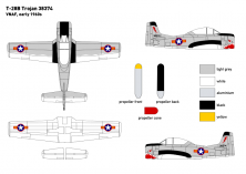1/144 North-American T-28B TROJAN / South Vietnamese AF
