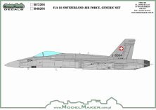 1/72 Lockheed-Martin F/A-18C/D Switzerland Air Force generic