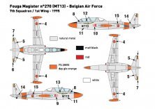 1/144 Fouga CM.170 Magister Belgian Air Force