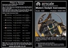 1/32 MODERN JETS Cockpit Instrument Decals