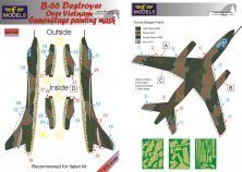 1/72 Mask B-66 Destroyer over Vietnam Camo Painting