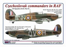1/144 Decals Czechoslovak commanders in RAF