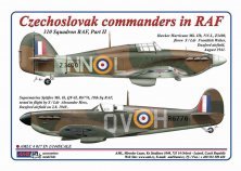 1/144 Hurricane Mk.IIb and Spitfire Mk.I Czechoslovak commanders