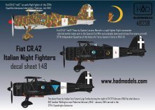 1/48 Decal Fiat CR.42 Italian Night Fighters