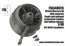 1/48 Bristol Mercury Xx engine for Lysander