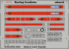 Eduard Sparco 6 points Red 1/24