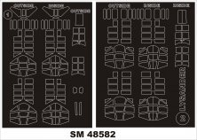 1/48 Westland Lysander Mk.I/Mk.III mask for Airfix