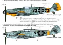 1/72 Decal Messers. Bf 109 G-6 Trop/G-14