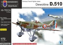 Kovozavody 1/72 Dewoitine D.510 Hi-Tech Kit
